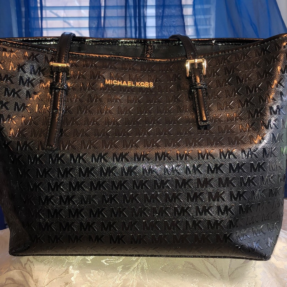 Black MK signature Handbag